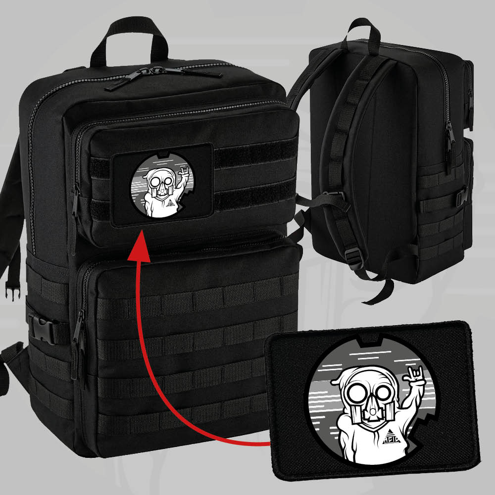 Batoh s vyměnitelnými patchemi -25L